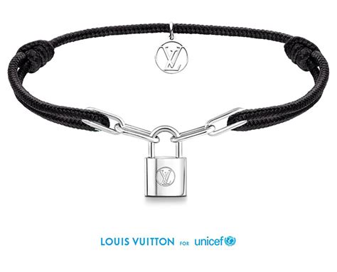 louis vuitton bracciale unicef|louis vuitton lock bracelet.